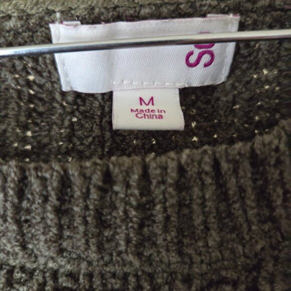 SO Soft Forest Green Long Sleeve Sweater - Picture 3 of 3